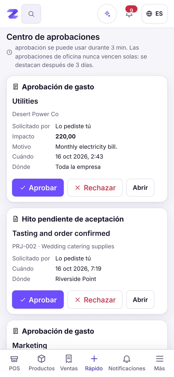Cada decisión pendiente en un solo Centro de aprobaciones