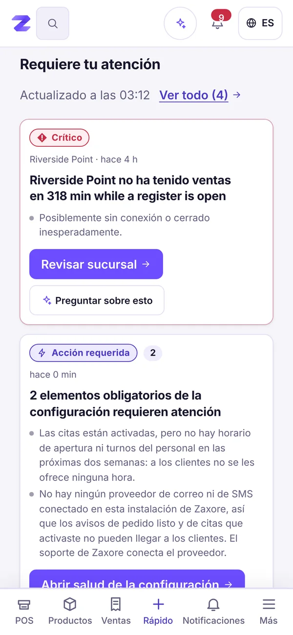 El día empieza por lo que hay que decidir
